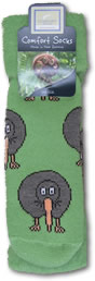 Bed Socks - Green Kiwi