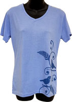 T-shirt Ladies - Blue Koru