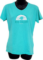 T-shirt Ladies - Kiwi Sunset